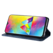 Custodia portafoglio in pelle con chiusura magnetica per Galaxy M