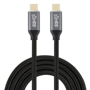 Cavo di ricarica dati per trasmissione dati da USB-C/Type-C maschio a USB-C/Type-C maschio, lunghezza cavo: 2 m, 2m