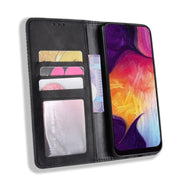 Custodia portafoglio in pelle con chiusura magnetica per Galaxy A