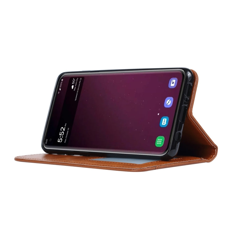 Custodia portafoglio in pelle per Samsung Galaxy S10