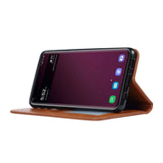 Custodia portafoglio in pelle per Samsung Galaxy S10