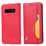 Custodia portafoglio in pelle per Samsung Galaxy S10