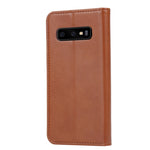 Custodia portafoglio in pelle per Samsung Galaxy S10+