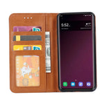 Custodia portafoglio in pelle per Samsung Galaxy S10+