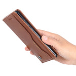 Custodia portafoglio in pelle per Samsung Galaxy S10+
