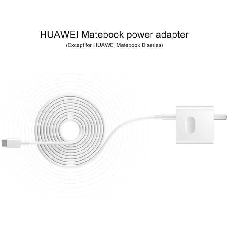 Adattatore di alimentazione per laptop originale Huawei per serie Huawei MateBook, spina americana