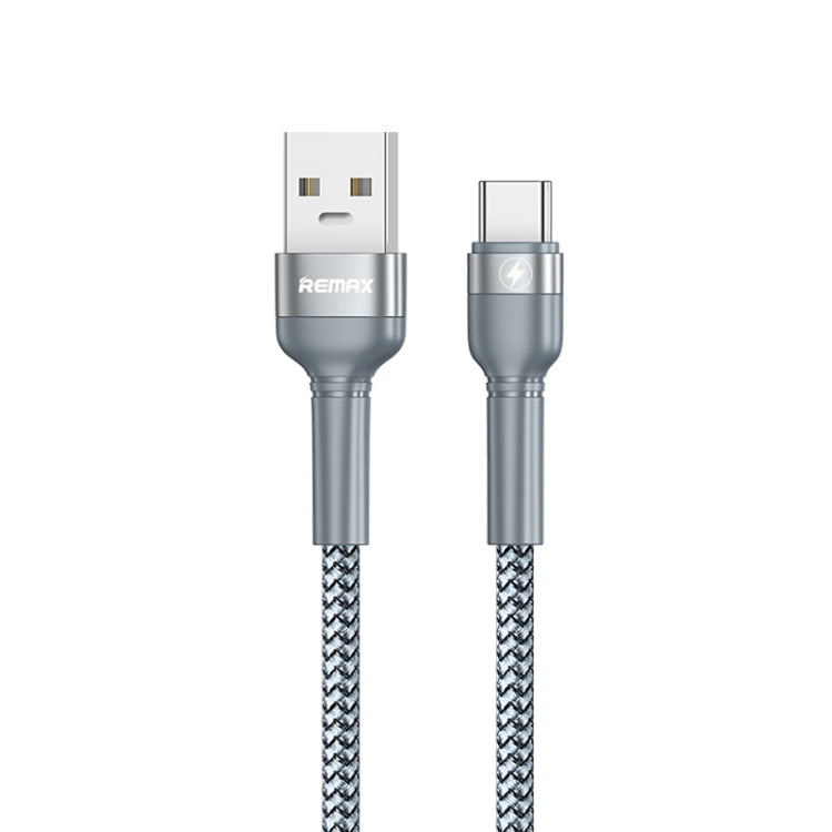 REMAX RC-170 Jany Series 1m 5A Cavo dati da USB a USB-C / Type-C intrecciato in lega di alluminio per ricarica rapida, USB to USB-C / Type-C, USB-C / Type-C