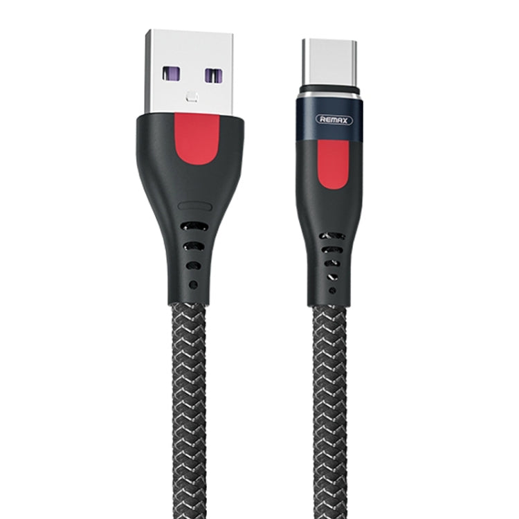 REMAX RC-188a Lesu Pro 1m 5A USB a USB-C / Type-C Cavo dati di ricarica veloce intrecciato in lega di alluminio, USB to USB-C / Type-C