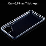 Custodia TPU trasparente ultrasottile per Samsung Galaxy F62