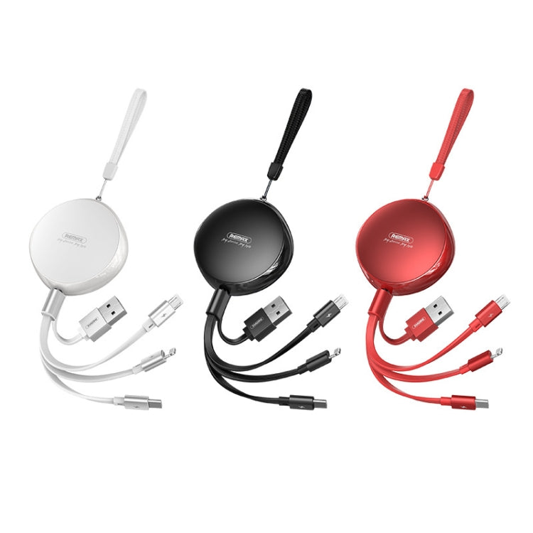 Cavo 3 in 1 REMAX RC-185th USB a 8 pin e USB-C