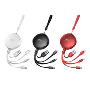 Cavo 3 in 1 REMAX RC-185th USB a 8 pin e USB-C