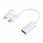 Cavo adattatore USB 3.0 e Type-C 11 cm
