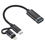 Cavo adattatore USB 3.0 e Type-C 11 cm