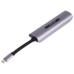 Docking station hub USB-C 7 in 1 con HDMI e lettore schede