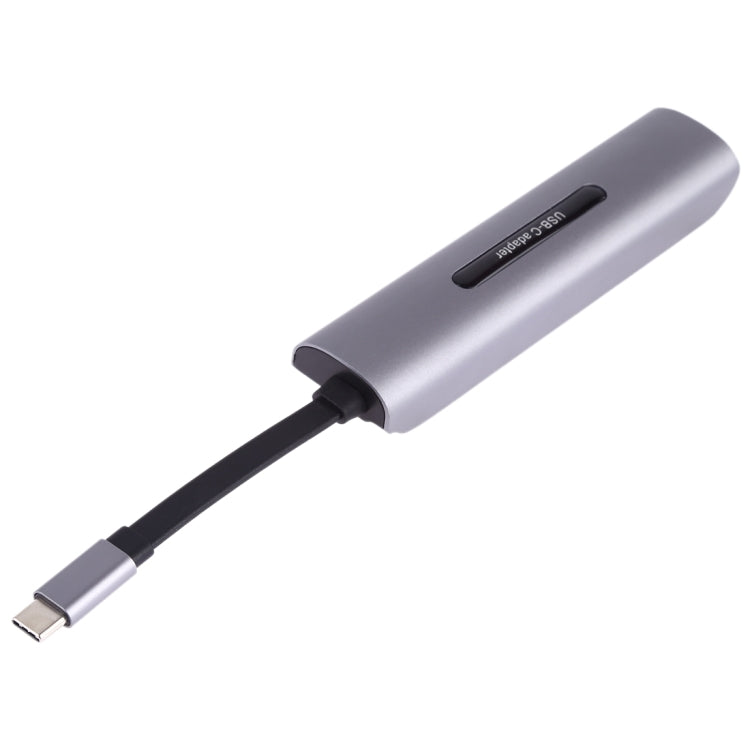 Docking station hub USB-C 7 in 1 con HDMI e lettore schede