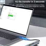 Docking station hub USB-C 7 in 1 con HDMI e lettore schede