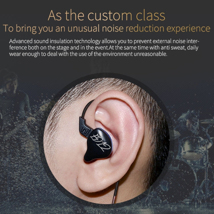 Auricolari In-Ear KZ ED12 con Controllo Filo 1,2 m