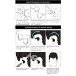 Auricolari cablati colorati per smartphone compatibili