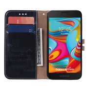 Custodia portafoglio in pelle per Samsung Galaxy A2 Core