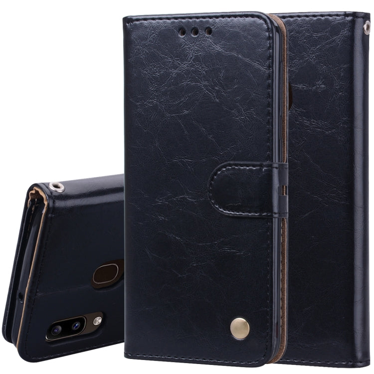 Custodia portafoglio in pelle per Samsung Galaxy A20e