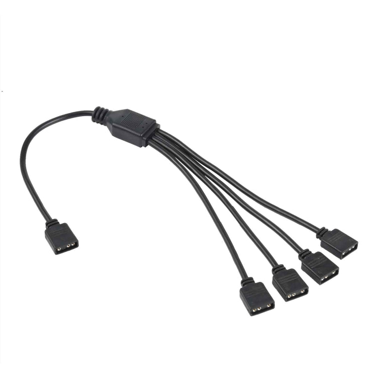 Cavo prolunga di raffreddamento PC AURA RGB a 3 pin 5 V da 1 a 4 per Asus, 1 to 4