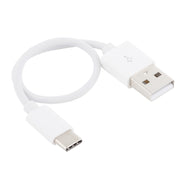 Cavo dati di ricarica e sincronizzazione da USB a USB-C/Type-C, lunghezza cavo: 22 cm, 22cm USB to Type-C Black, 22cm USB to Type-C White