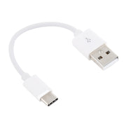 Cavo dati di ricarica e sincronizzazione da USB a USB-C/Type-C, lunghezza cavo: 14 cm, 14cm USB to Type-C Black, 14cm USB to Type-C White