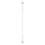 Cavo dati USB-C/Type-C a USB-C/Type-C PD per ricarica rapida e sincronizzazione, lunghezza cavo: 14 cm, 14cm Type-C to Type-C White