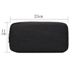 Alimentatore multifunzionale per custodia per cavo dati per caricabatterie per cuffie, dimensioni: L, 23 x 11,5 x 5,5 cm