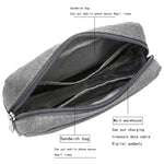 Alimentatore multifunzionale per custodia per cavo dati per caricabatterie per cuffie, dimensioni: L, 23 x 11,5 x 5,5 cm