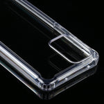 Per Samsung Galaxy A72 Custodia protettiva in TPU trasparente antiurto a quattro angoli + PC, For Samsung Galaxy A72