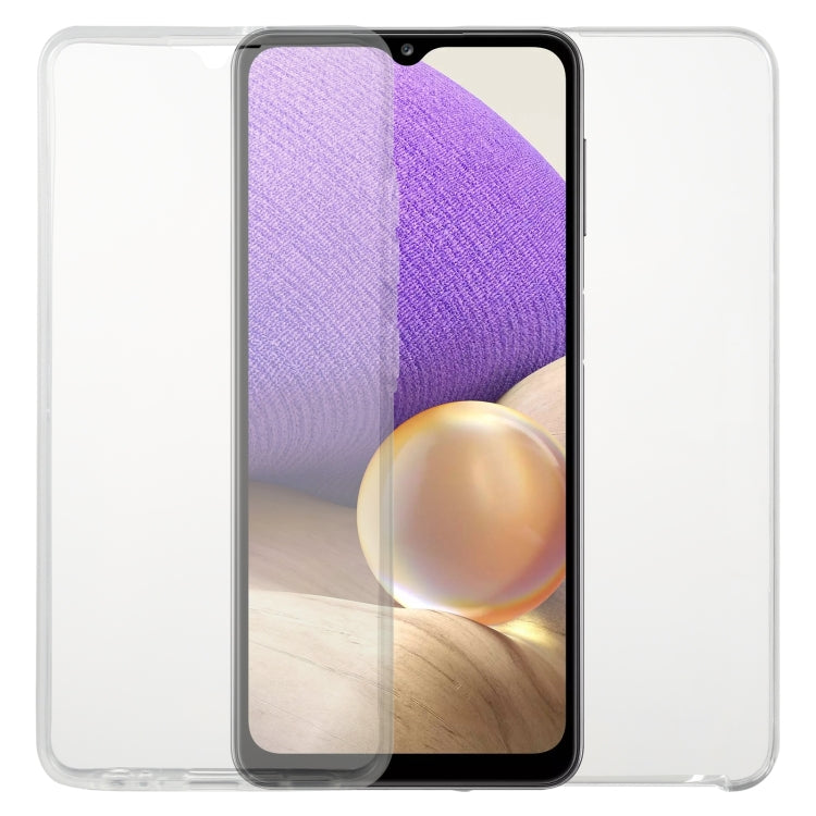 Per Samsung Galaxy A32 5G PC + TPU Custodia per cellulare trasparente all-inclusive ultrasottile su entrambi i lati, For Samsung Galaxy A32 5G