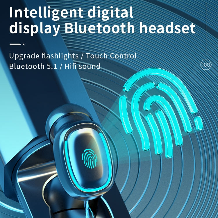 Auricolari Bluetooth C1 TWS con Touch Display