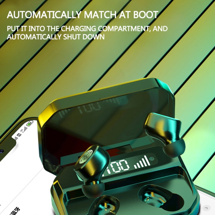 M8 Bluetooth 5.0 TWS Touch Display digitale Vero auricolare Bluetooth wireless con scatola di ricarica