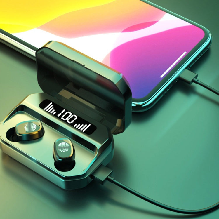 M8 Bluetooth 5.0 TWS Touch Display digitale Vero auricolare Bluetooth wireless con scatola di ricarica