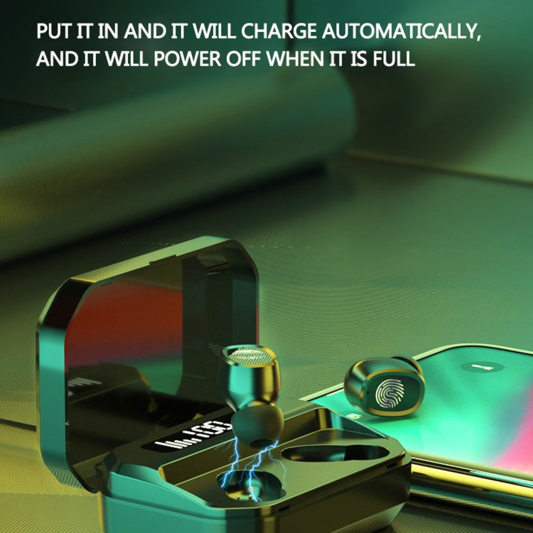 M8 Bluetooth 5.0 TWS Touch Display digitale Vero auricolare Bluetooth wireless con scatola di ricarica