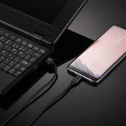 Cavo di ricarica per sincronizzazione dati da USB a USB-C/Type-C Knit Texture, lunghezza cavo: 1 m, uscita totale 3 A, trasferimento dati 2 A