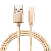 Cavo di ricarica per sincronizzazione dati da USB a USB-C / Type-C Knit Texture, lunghezza cavo: 2 m, uscita 3 A