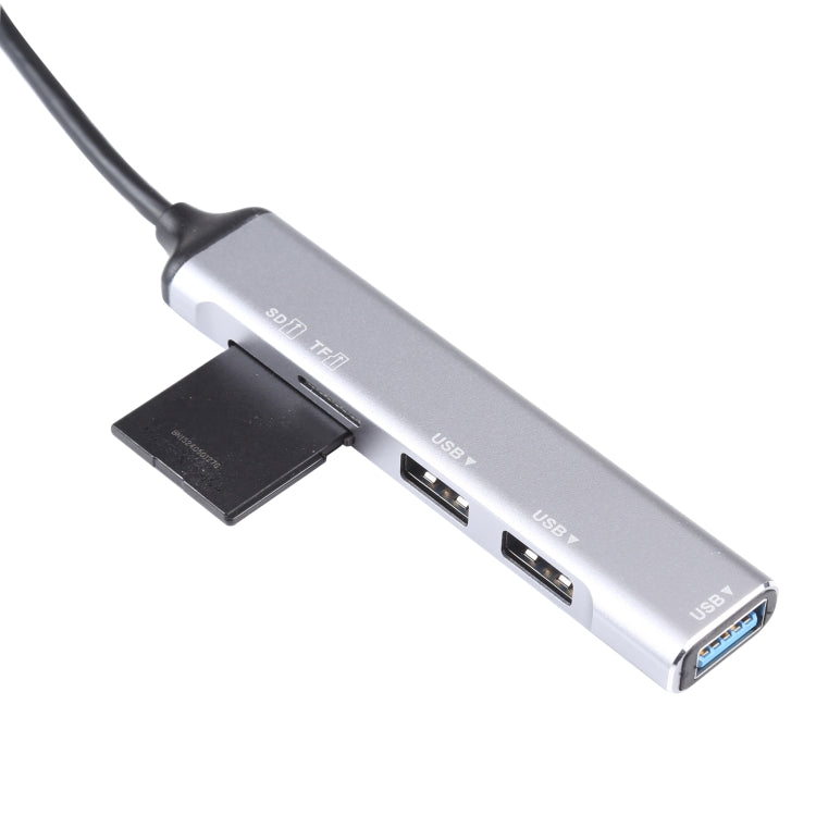 Slot per scheda USB 3.0 a SD/TF 5 in 1 + 3 porte USB 3.0 Docking station HUB multifunzione, USB 3.0