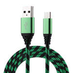 Cavo USB a USB-C in nylon 1 metro per smartphone