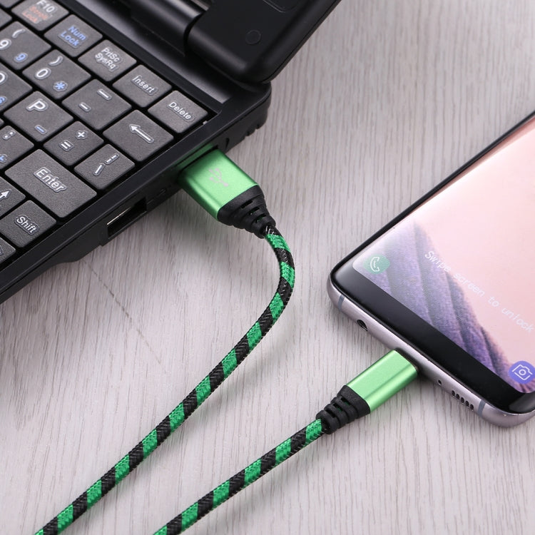 Cavo USB a USB-C in nylon 1 metro per smartphone