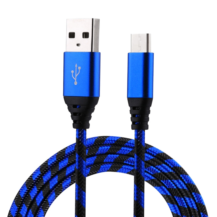 Cavo USB a USB-C in nylon 1 metro per smartphone