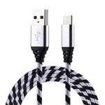 Cavo USB a USB-C in nylon 1 metro per smartphone