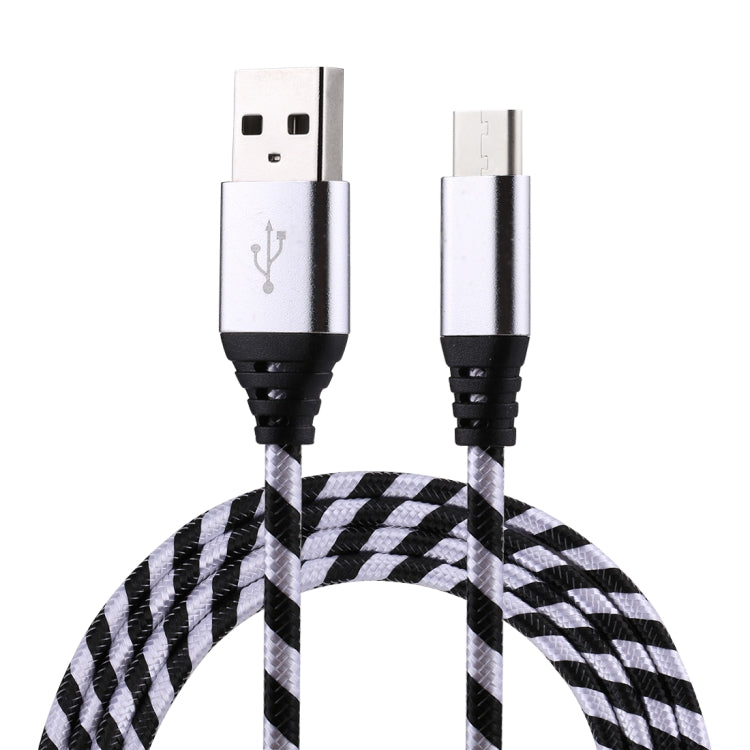Cavo USB a USB-C in nylon 1 metro per smartphone