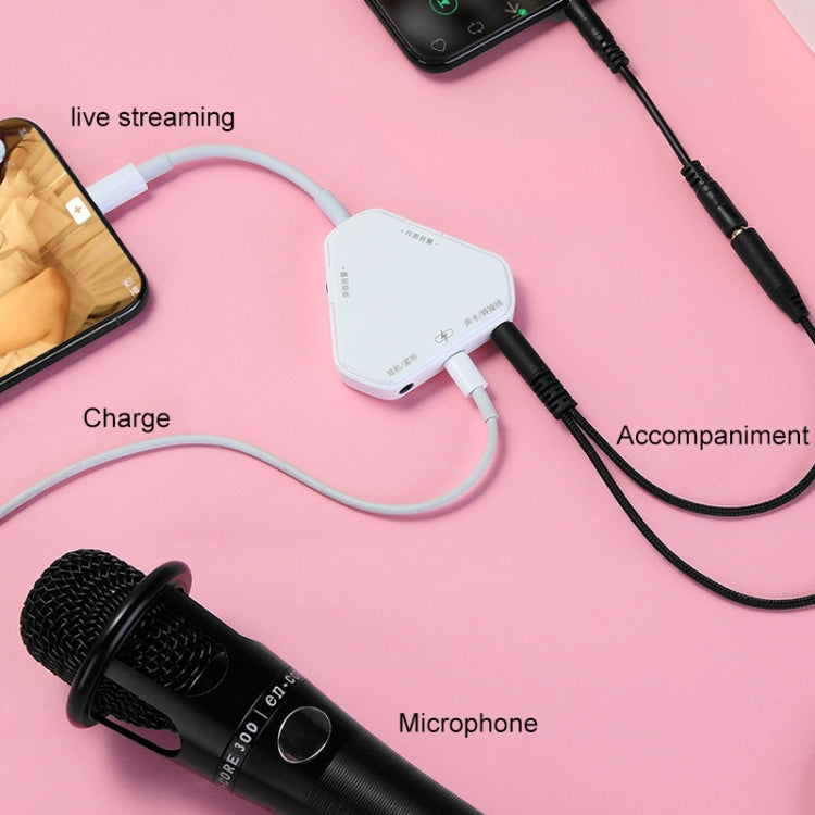 Mini scheda audio convertitore di trasmissione live multifunzionale 5 in 1, 5 In 1