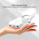 Mini scheda audio convertitore 5 in 1 per trasmissione live