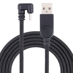 Cavo ricarica USB-C a USB maschio con treccia nylon 1,5m