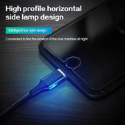 Cavo dati magnetico intrecciato in nylon da USB a micro USB M11 3A, lunghezza cavo: 1 m, Micro USB