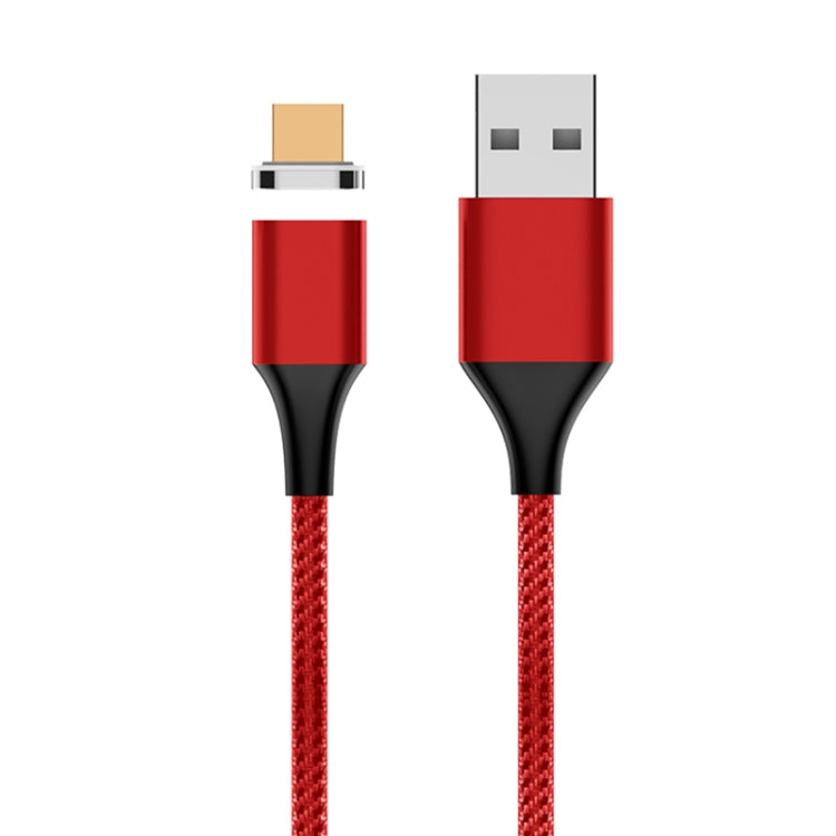 Cavo dati magnetico intrecciato in nylon da USB a micro USB M11 3A, lunghezza cavo: 2 m, Micro USB