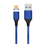 Cavo dati magnetico intrecciato in nylon da USB a micro USB M11 5A, lunghezza cavo: 1 m, Micro USB